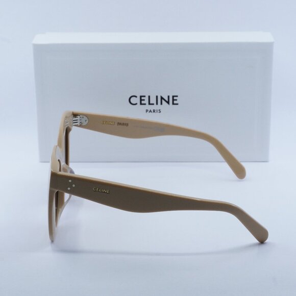 FINAL PRICE NEW CELINE CL4005FN 57Z BEIGE/SMOKE SUNGLASSES - Picture 9 of 10
